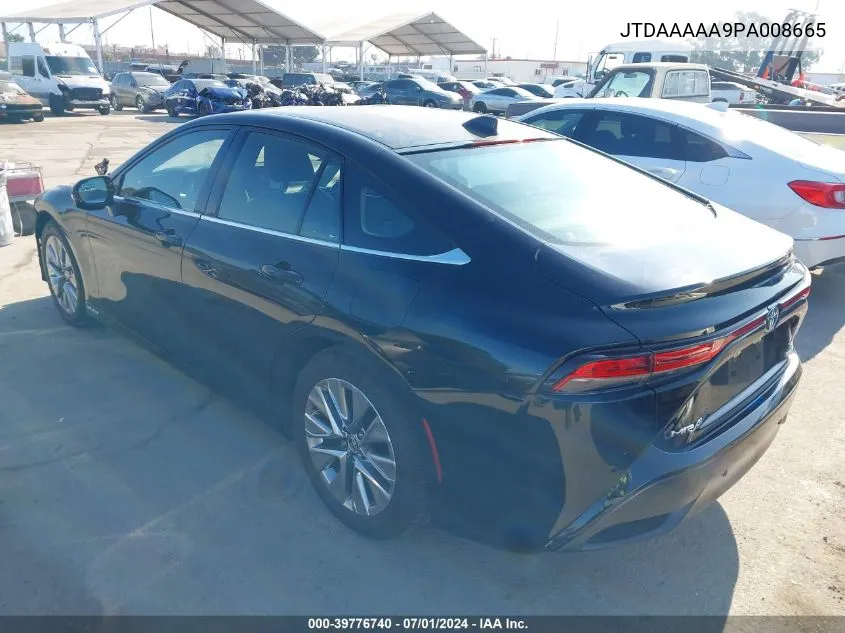 JTDAAAAA9PA008665 2023 Toyota Mirai Xle