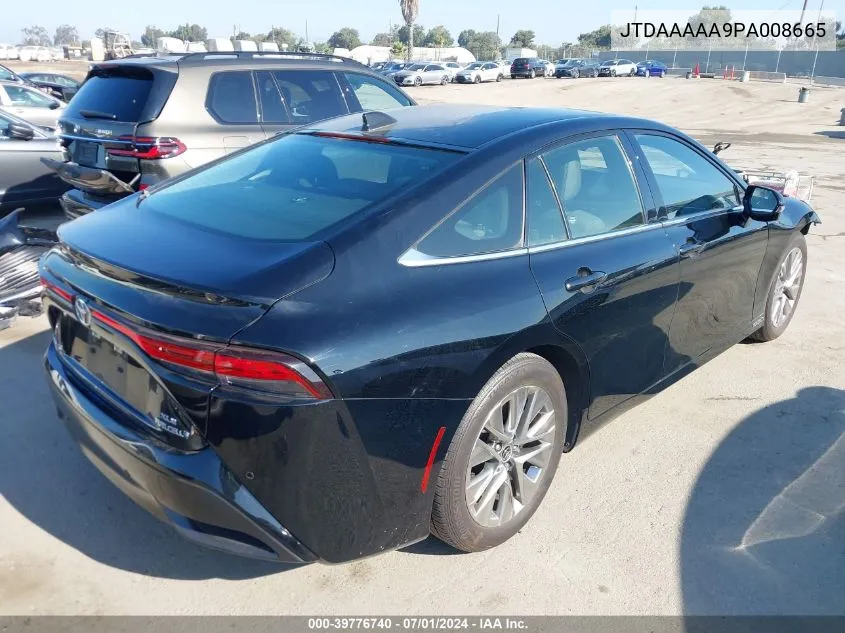 JTDAAAAA9PA008665 2023 Toyota Mirai Xle