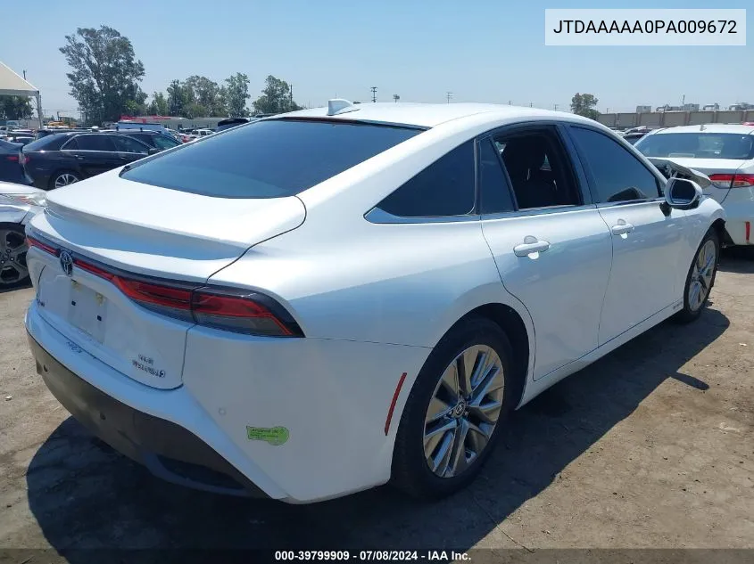 2023 Toyota Mirai Xle VIN: JTDAAAAA0PA009672 Lot: 39799909