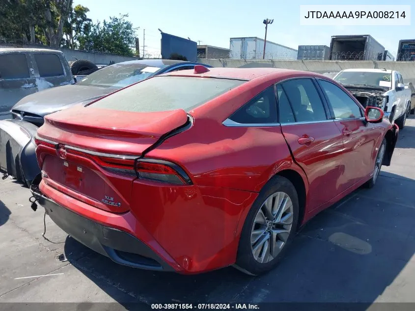 2023 Toyota Mirai Xle VIN: JTDAAAAA9PA008214 Lot: 39871554