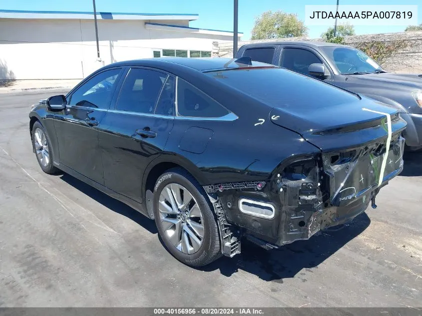 JTDAAAAA5PA007819 2023 Toyota Mirai Xle/Limited