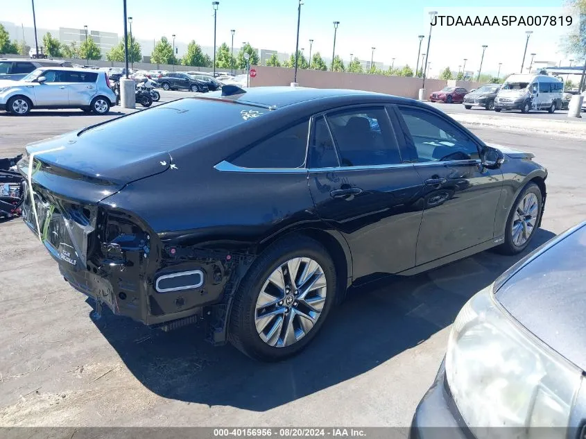 JTDAAAAA5PA007819 2023 Toyota Mirai Xle/Limited