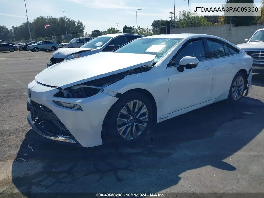 JTDAAAAA3PA009360 2023 Toyota Mirai Xle