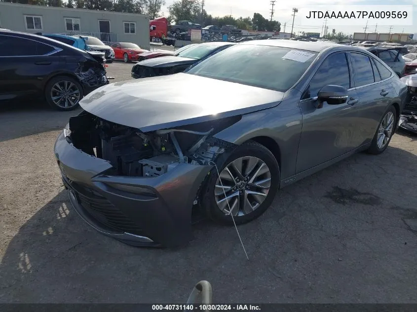 2023 Toyota Mirai Xle VIN: JTDAAAAA7PA009569 Lot: 40731140