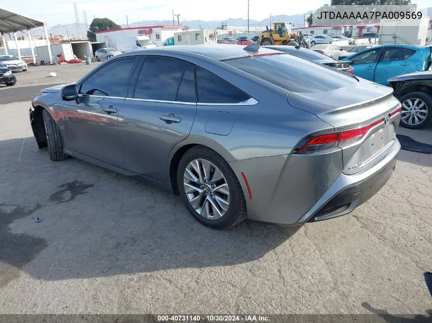 2023 Toyota Mirai Xle VIN: JTDAAAAA7PA009569 Lot: 40731140