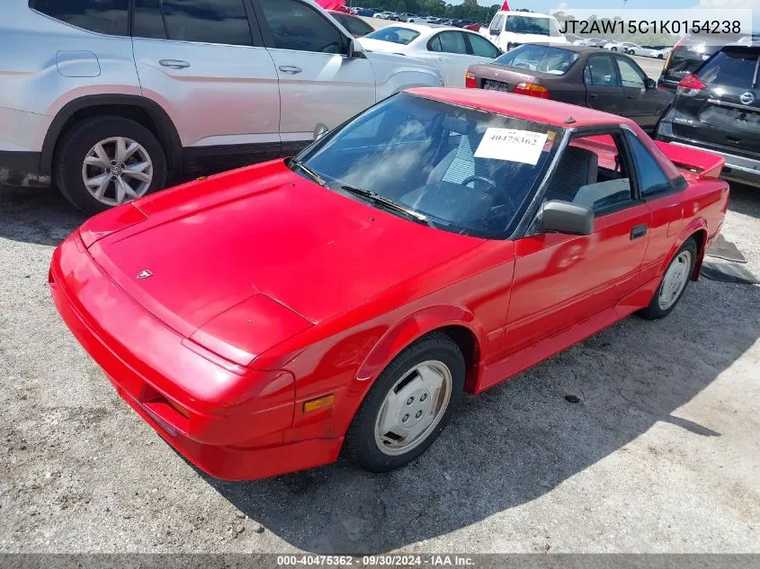 JT2AW15C1K0154238 1989 Toyota Mr2