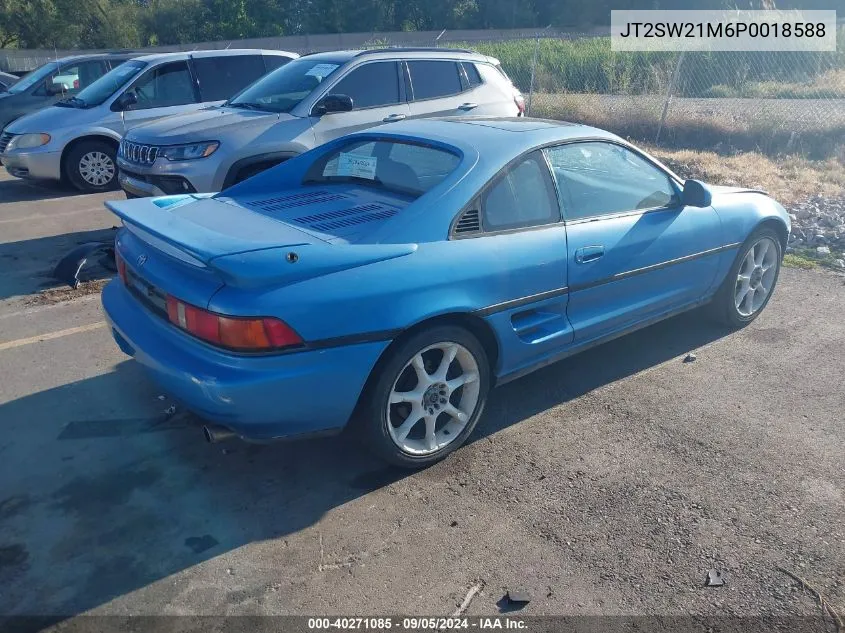 1993 Toyota Mr2 VIN: JT2SW21M6P0018588 Lot: 40271085