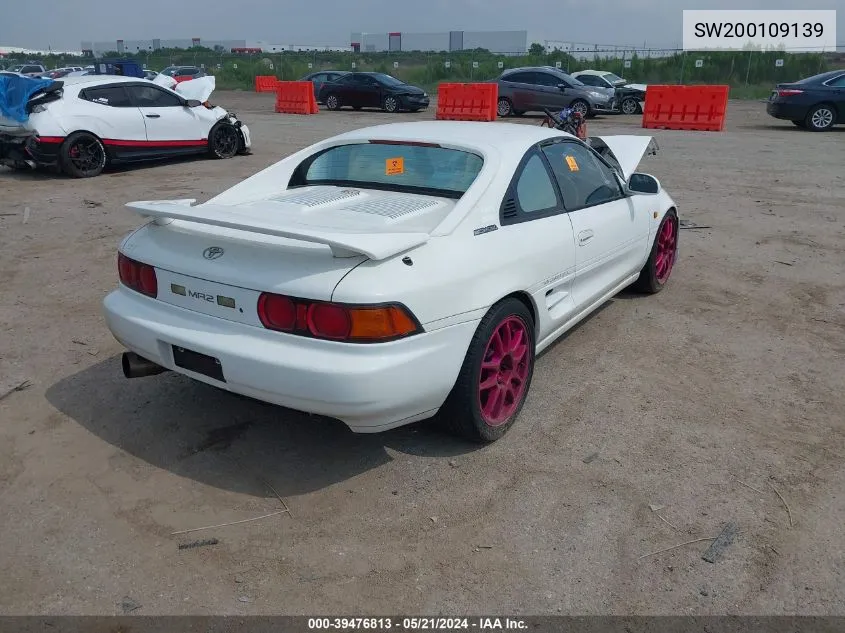 1997 Toyota Mr2 VIN: SW200109139 Lot: 39476813