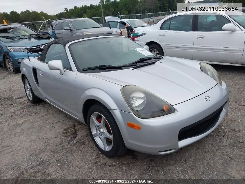 JTDFR320110033654 2001 Toyota Mr2 Spyder