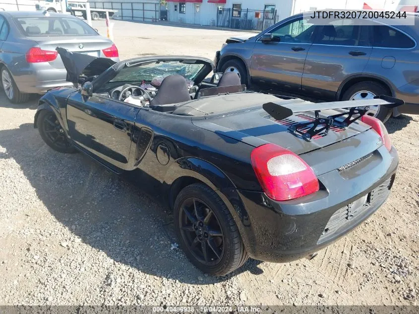 JTDFR320720045244 2002 Toyota Mr2 Spyder