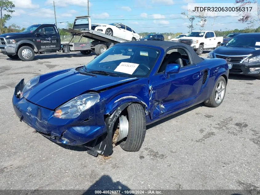 JTDFR320630056317 2003 Toyota Mr2 Spyder