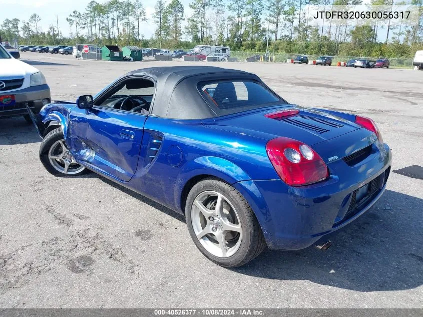 JTDFR320630056317 2003 Toyota Mr2 Spyder