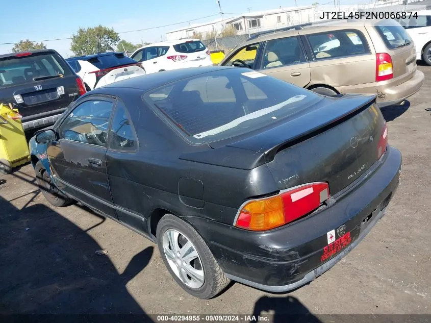 1992 Toyota Paseo VIN: JT2EL45F2N0066874 Lot: 40294955