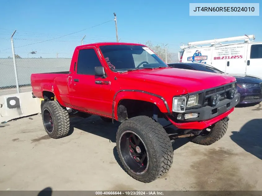 1984 Toyota Pickup Rn60 VIN: JT4RN60R5E5024010 Lot: 40666644