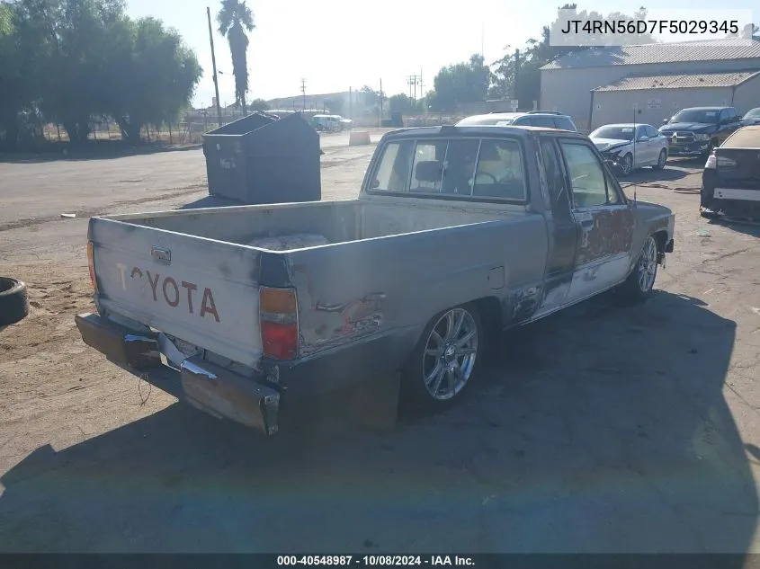 1985 Toyota Pickup Xtracab Rn56 Dlx VIN: JT4RN56D7F5029345 Lot: 40548987