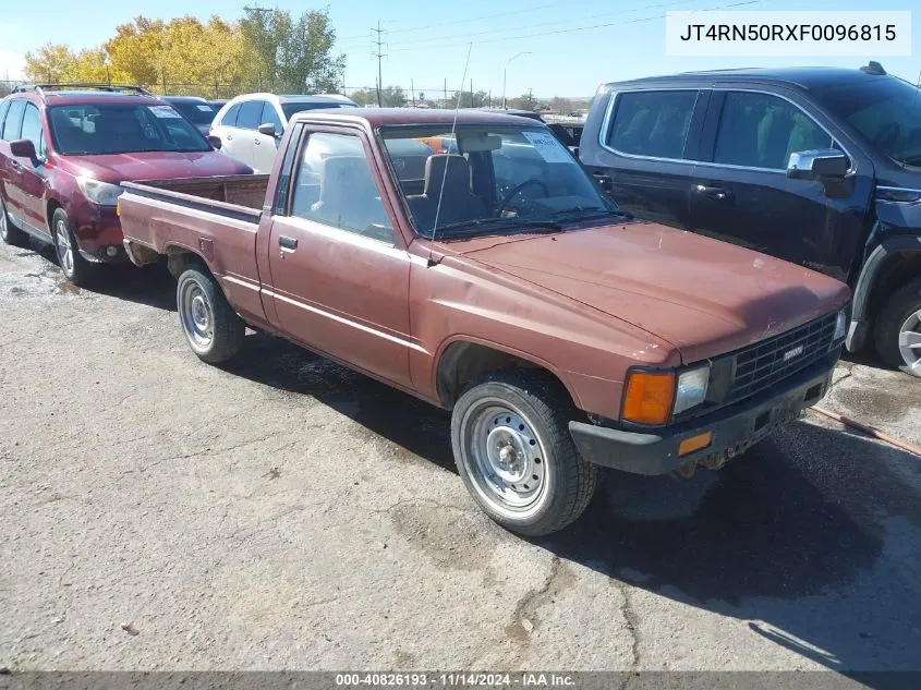 1985 Toyota Pickup 1/2 Ton Rn50 VIN: JT4RN50RXF0096815 Lot: 40826193