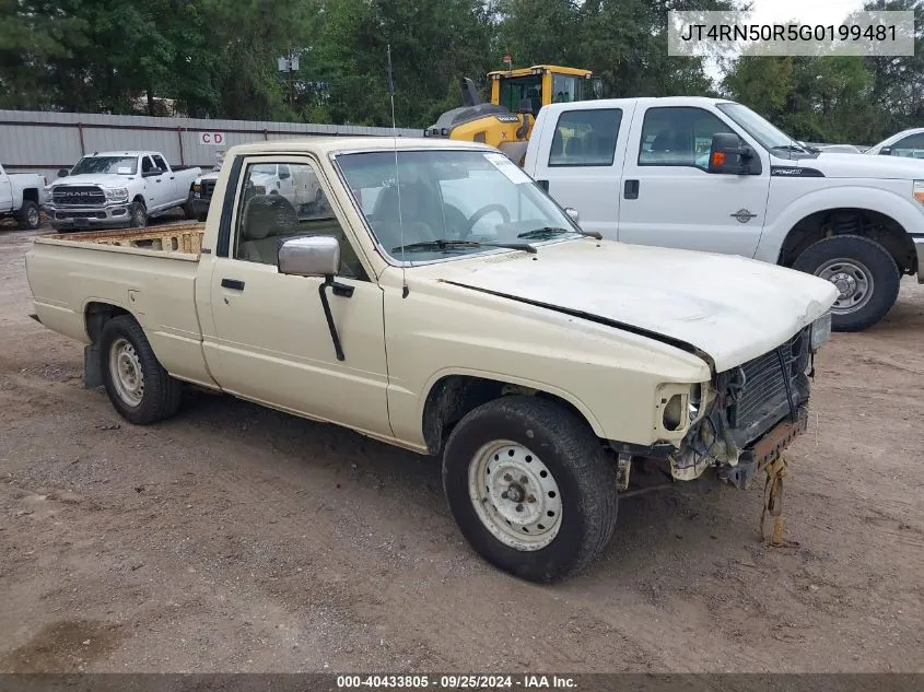 1986 Toyota Pickup 1/2 Ton Rn50 VIN: JT4RN50R5G0199481 Lot: 40433805