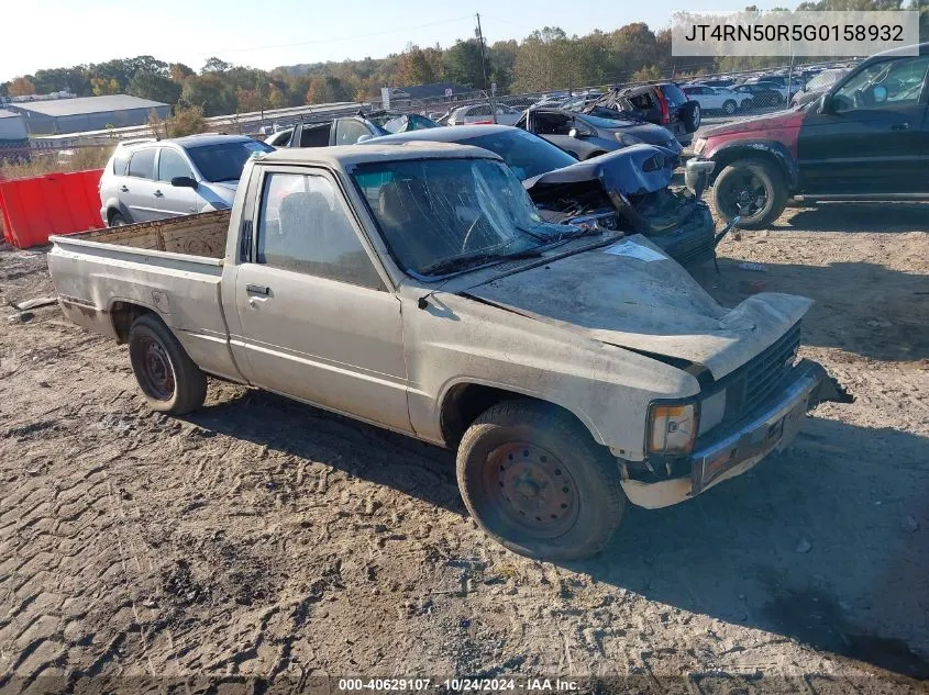 1986 Toyota Pickup 1/2 Ton Rn50 VIN: JT4RN50R5G0158932 Lot: 40629107