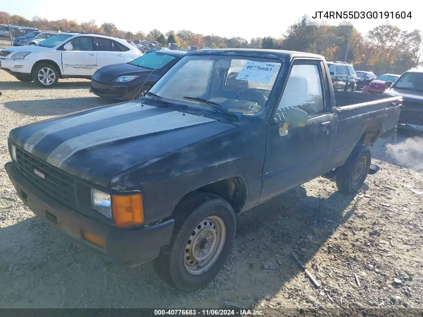 1986 Toyota Pickup 1/2 Ton Rn55 Dlx VIN: JT4RN55D3G0191604 Lot: 40776683