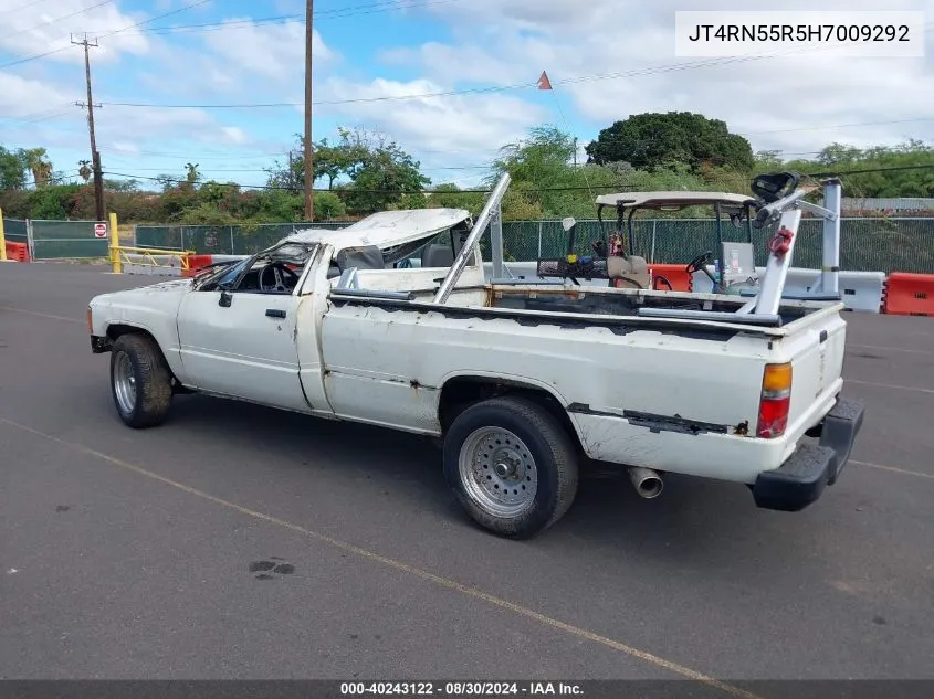 1987 Toyota Pickup 1/2 Ton Rn55 VIN: JT4RN55R5H7009292 Lot: 40243122