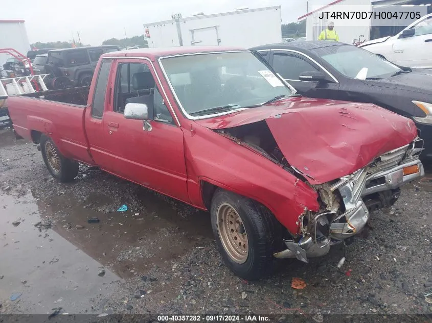 1987 Toyota Pickup Xtracab Rn70 Dlx VIN: JT4RN70D7H0047705 Lot: 40357282