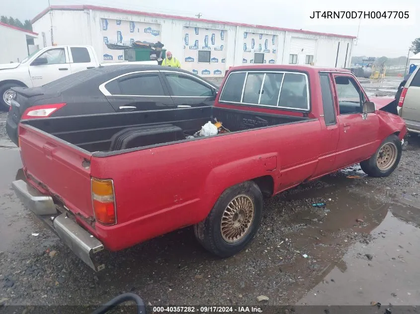 1987 Toyota Pickup Xtracab Rn70 Dlx VIN: JT4RN70D7H0047705 Lot: 40357282