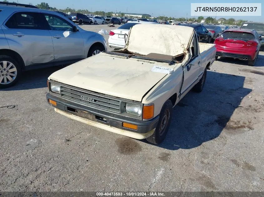 1987 Toyota Pickup 1/2 Ton Rn50 VIN: JT4RN50R8H0262137 Lot: 40473583