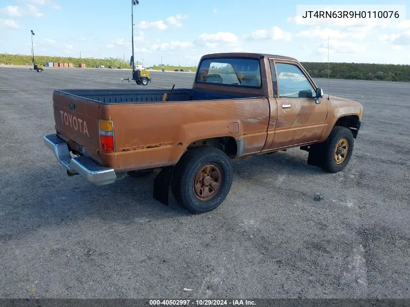 1987 Toyota Pickup Rn63 Std VIN: JT4RN63R9H0110076 Lot: 40502997