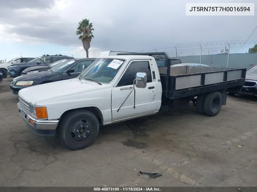 1987 Toyota Pickup Cab Chassis Rn75 VIN: JT5RN75T7H0016594 Lot: 40873100