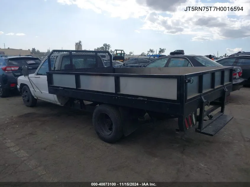 1987 Toyota Pickup Cab Chassis Rn75 VIN: JT5RN75T7H0016594 Lot: 40873100