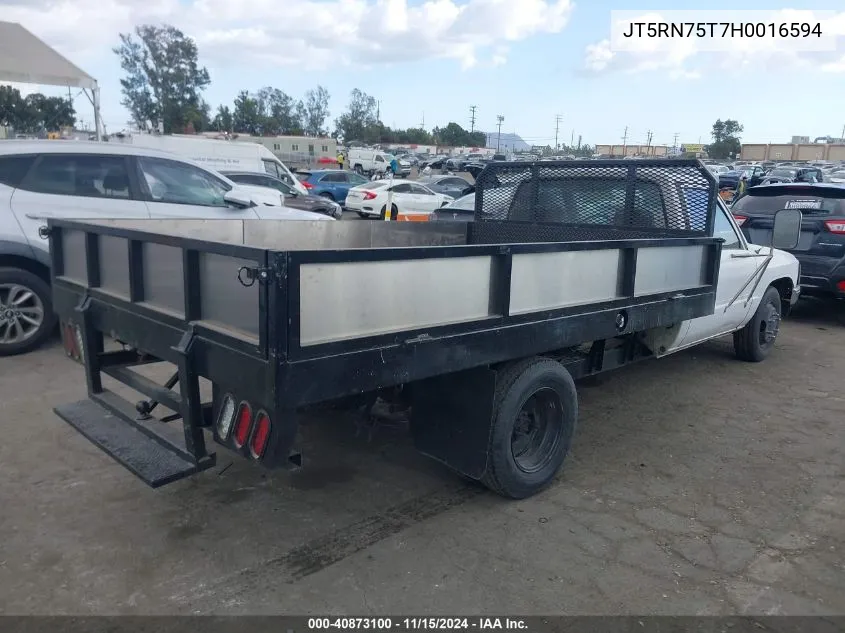 1987 Toyota Pickup Cab Chassis Rn75 VIN: JT5RN75T7H0016594 Lot: 40873100