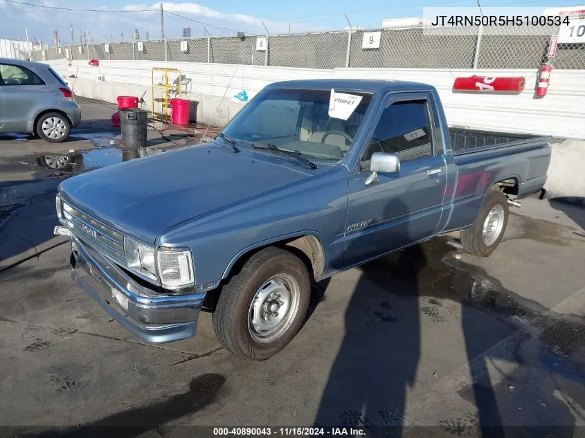 1987 Toyota Pickup 1/2 Ton Rn50 VIN: JT4RN50R5H5100534 Lot: 40890043