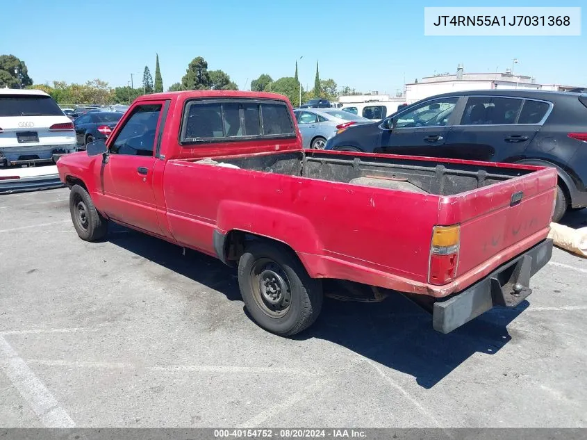 1988 Toyota Pickup 1/2 Ton Rn55 VIN: JT4RN55A1J7031368 Lot: 40154752