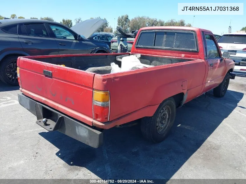 1988 Toyota Pickup 1/2 Ton Rn55 VIN: JT4RN55A1J7031368 Lot: 40154752