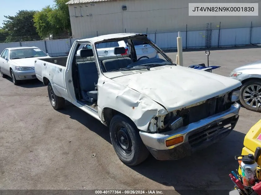 1989 Toyota Pickup 1 Ton Long Bed Dlx VIN: JT4VN82N9K0001830 Lot: 40177364