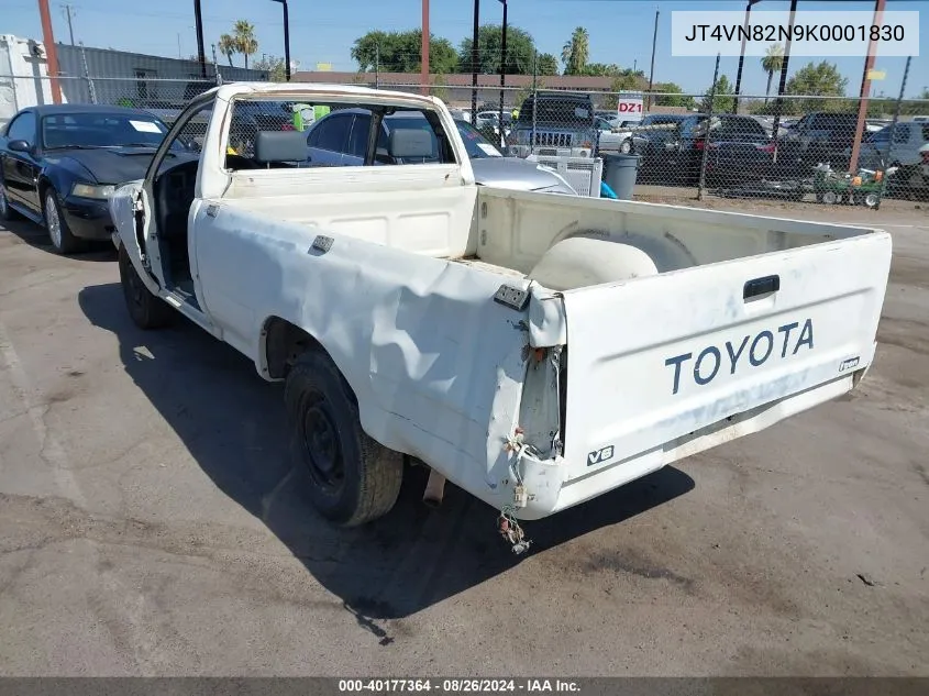 1989 Toyota Pickup 1 Ton Long Bed Dlx VIN: JT4VN82N9K0001830 Lot: 40177364