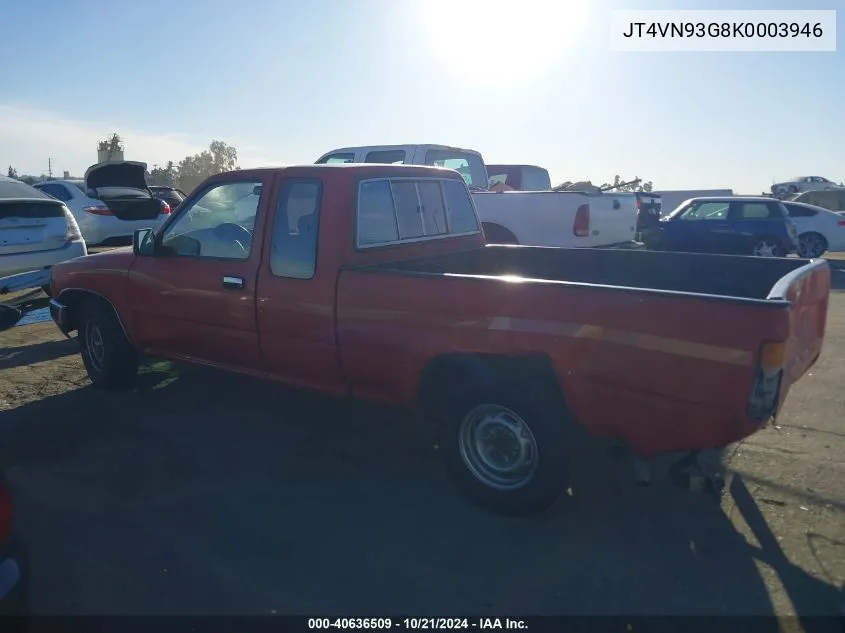 1989 Toyota Pickup 1/2 Ton Ex Long Whlbs Sr5 VIN: JT4VN93G8K0003946 Lot: 40636509