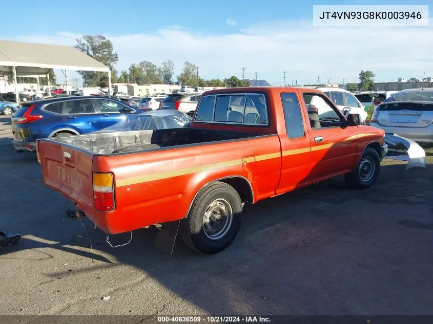 1989 Toyota Pickup 1/2 Ton Ex Long Whlbs Sr5 VIN: JT4VN93G8K0003946 Lot: 40636509