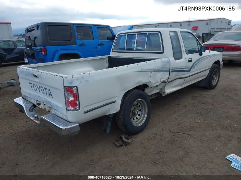 1989 Toyota Pickup 1/2 Ton Ex Lng Whlbse Dlx VIN: JT4RN93PXK0006185 Lot: 40716523