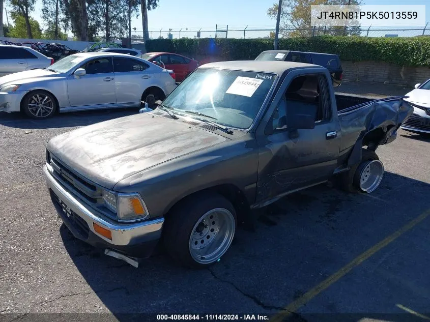 1989 Toyota Pickup 1/2 Ton Sht Wheelbase Dlx VIN: JT4RN81P5K5013559 Lot: 40845844