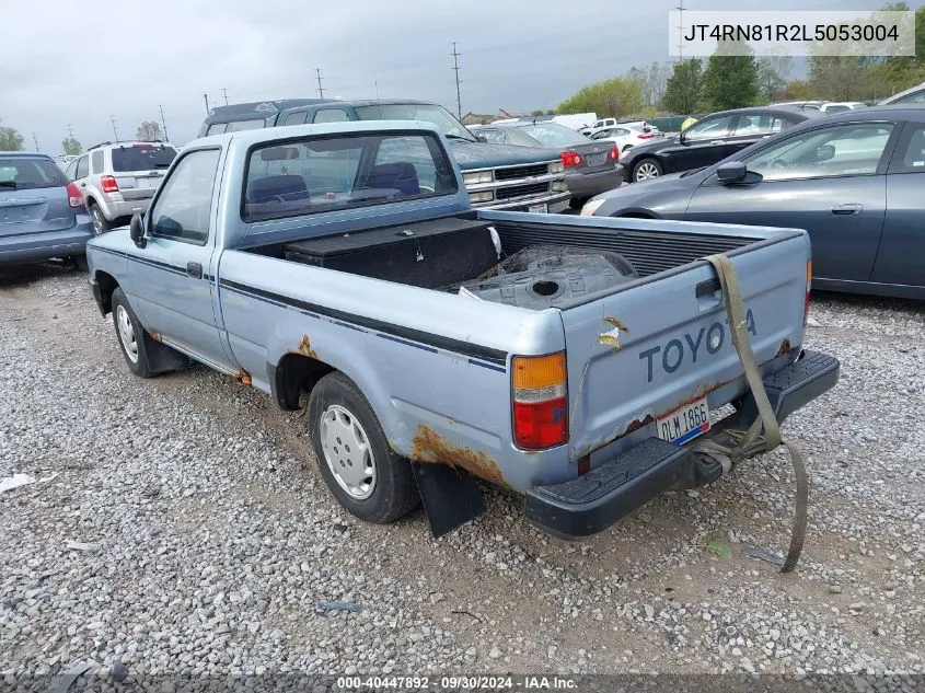 1990 Toyota Pickup 1/2 Ton Short Wheelbase VIN: JT4RN81R2L5053004 Lot: 40447892