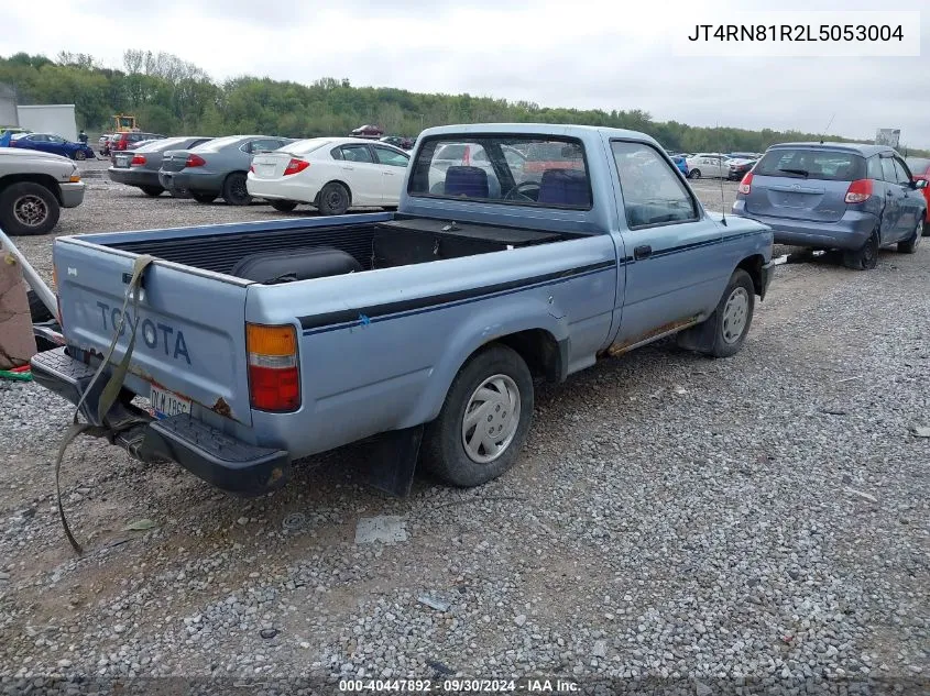 JT4RN81R2L5053004 1990 Toyota Pickup 1/2 Ton Short Wheelbase