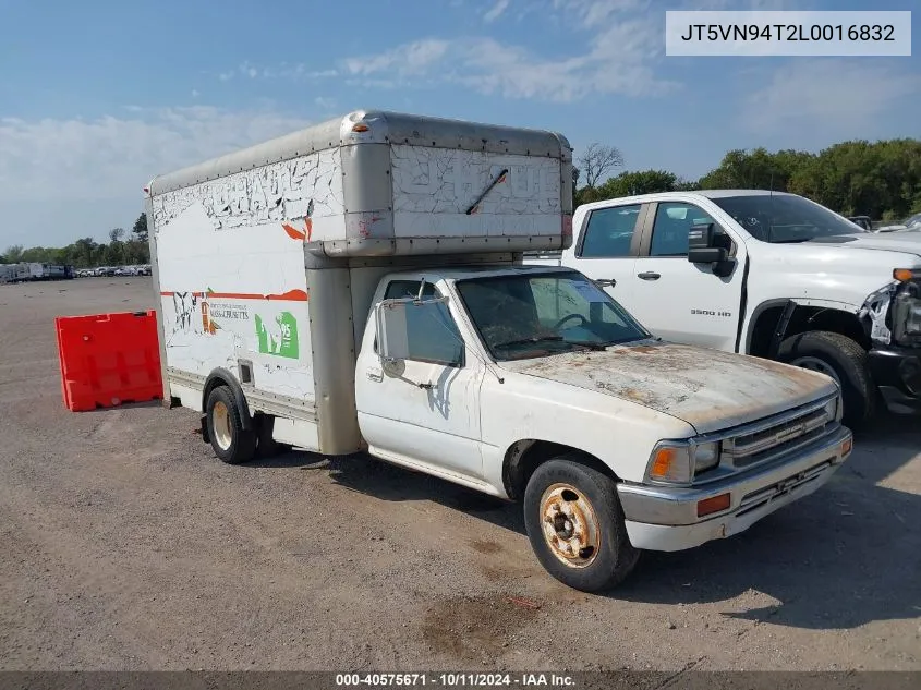 1990 Toyota Pickup Cab Chassis Super Long Wb VIN: JT5VN94T2L0016832 Lot: 40575671