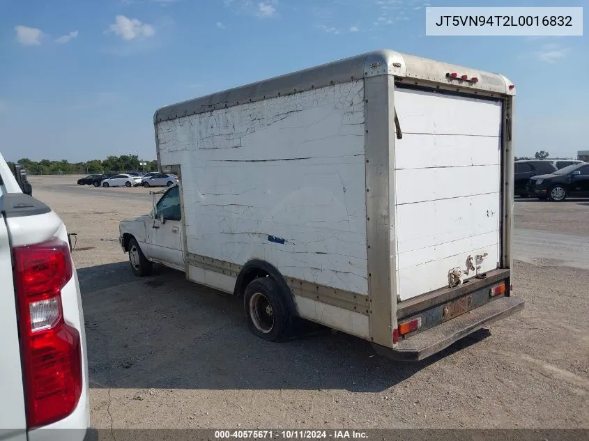 1990 Toyota Pickup Cab Chassis Super Long Wb VIN: JT5VN94T2L0016832 Lot: 40575671