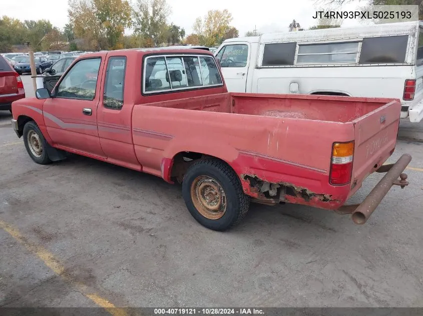 JT4RN93PXL5025193 1990 Toyota Pickup 1/2 Ton Ex Lng Whlbse Dlx