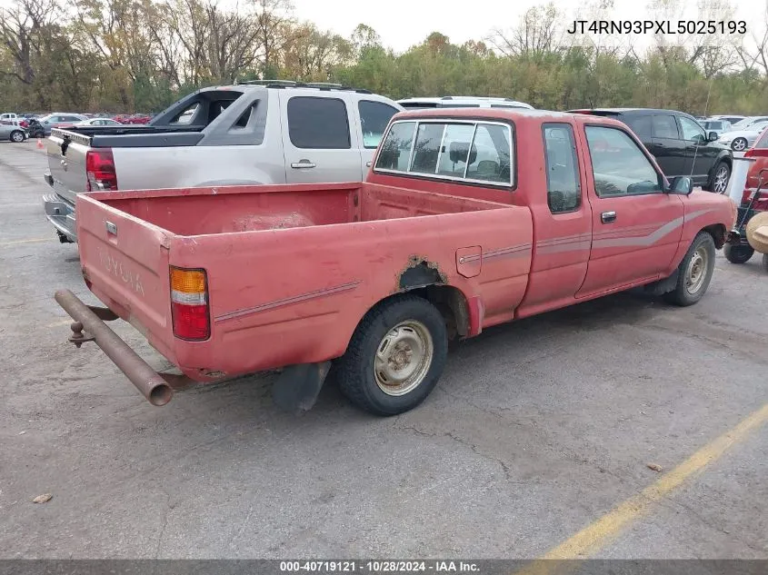 JT4RN93PXL5025193 1990 Toyota Pickup 1/2 Ton Ex Lng Whlbse Dlx