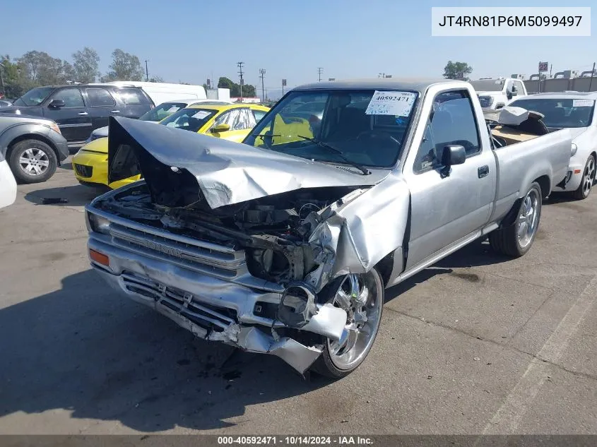 1991 Toyota Pickup 1/2 Ton Sht Wheelbase Dlx VIN: JT4RN81P6M5099497 Lot: 40592471