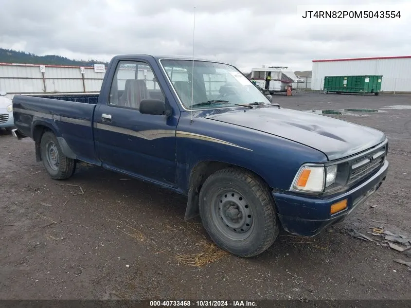 1991 Toyota Pickup 1/2 Ton Lng Wheelbase Dlx VIN: JT4RN82P0M5043554 Lot: 40733468