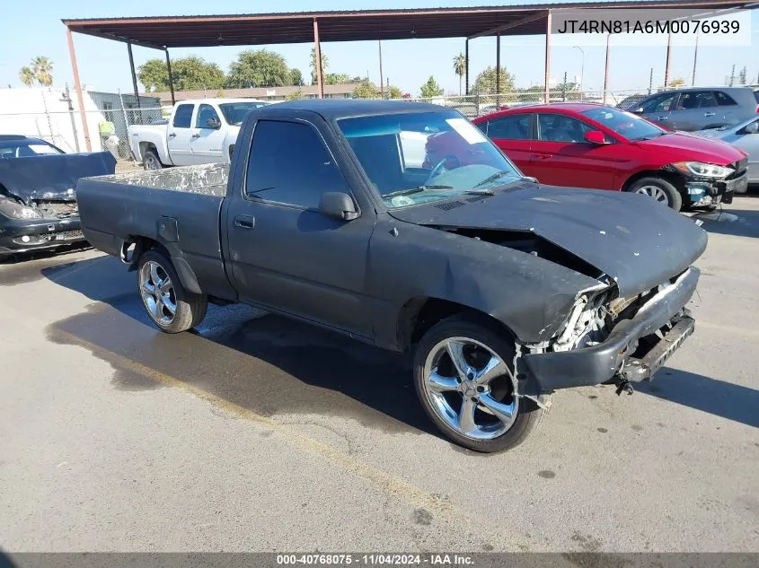 1991 Toyota Pickup 1/2 Ton Short Wheelbase VIN: JT4RN81A6M0076939 Lot: 40768075