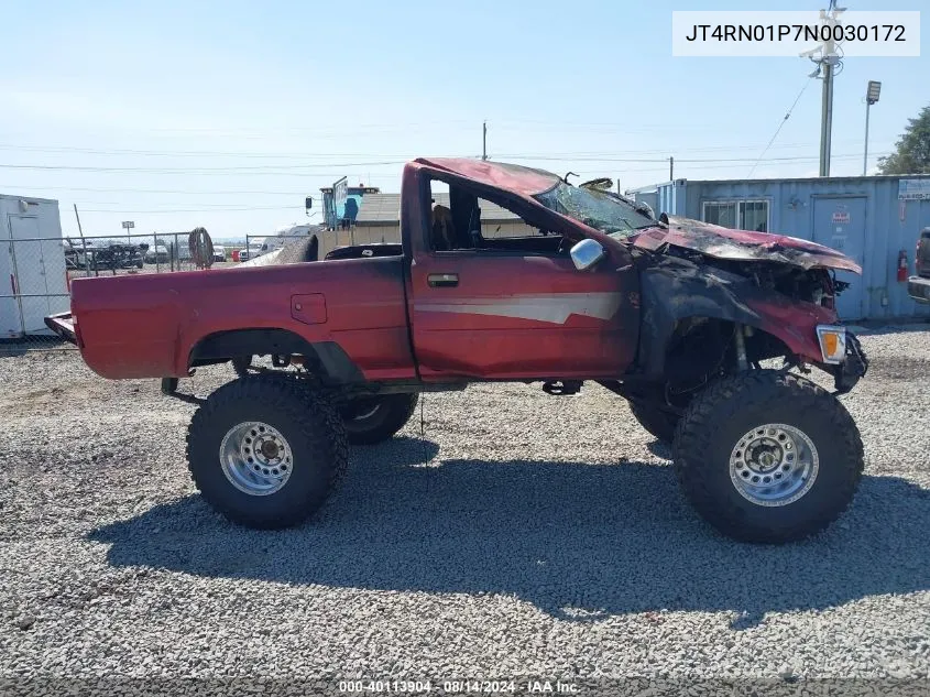 1992 Toyota Pickup 1/2 Ton Sht Wheelbase Dlx VIN: JT4RN01P7N0030172 Lot: 40113904